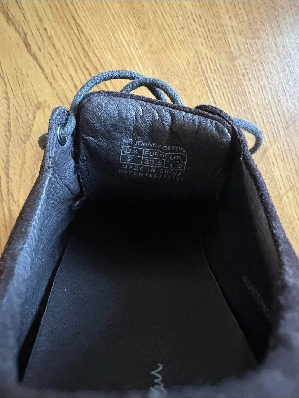 Cole Haan Boys Dark Brown Suede Lace-Up Dress Shoes 2